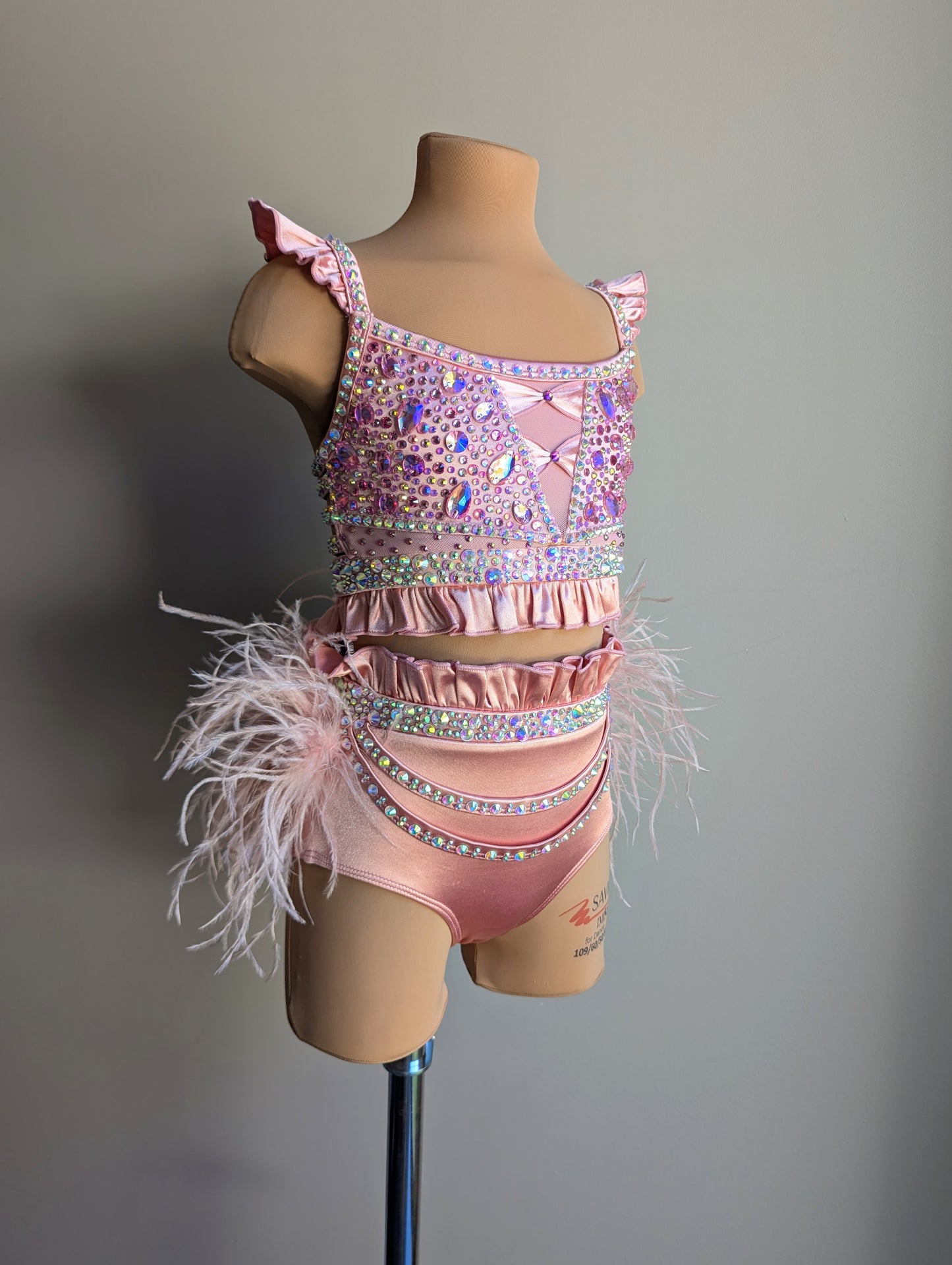 Pinky Promise Fully Dazzled Feather Edition - Blush Satin