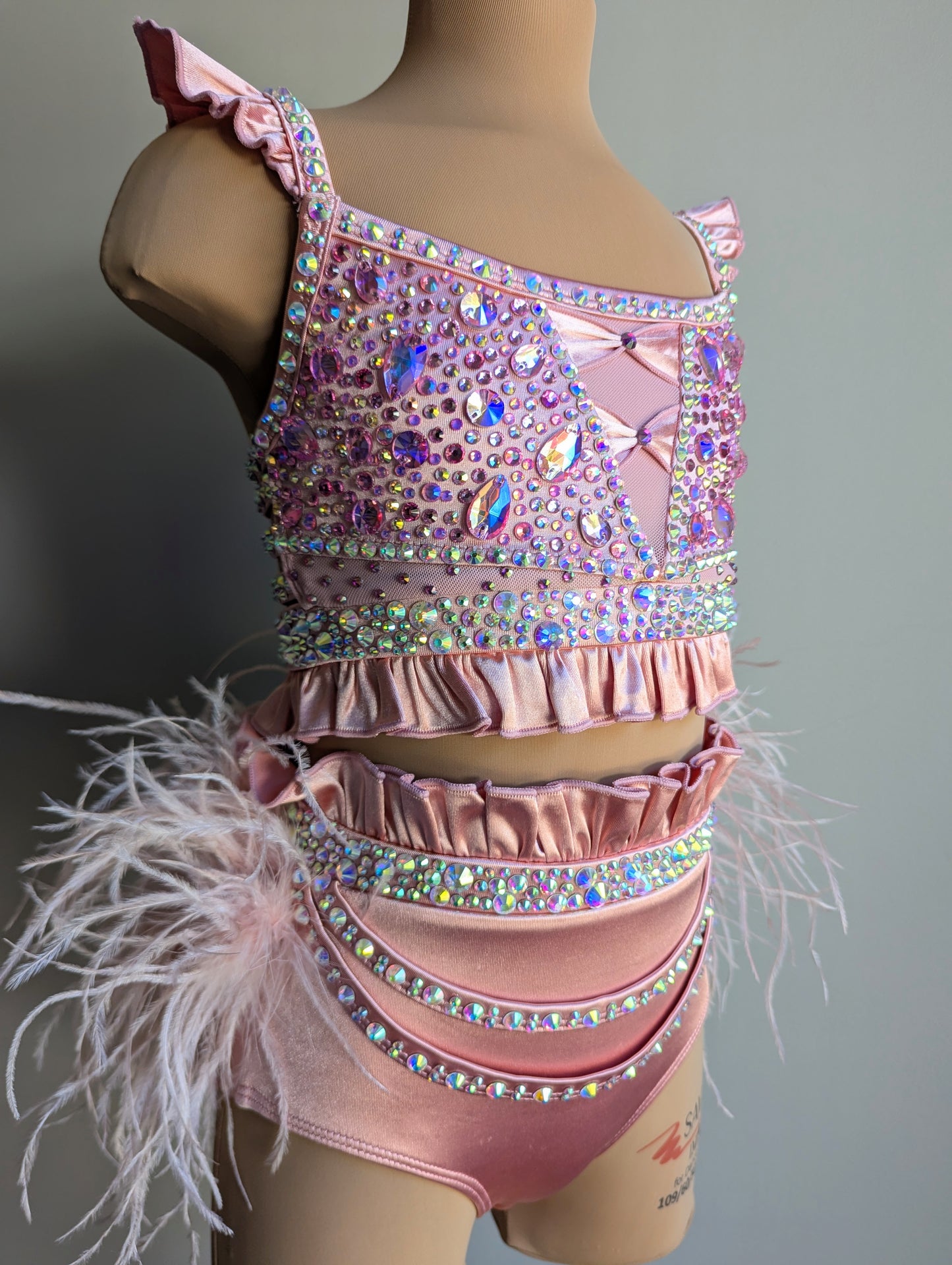 Pinky Promise Fully Dazzled Feather Edition - Blush Satin