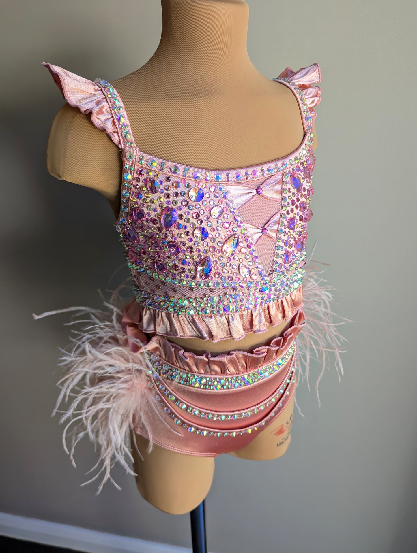 Pinky Promise Fully Dazzled Feather Edition - Blush Satin