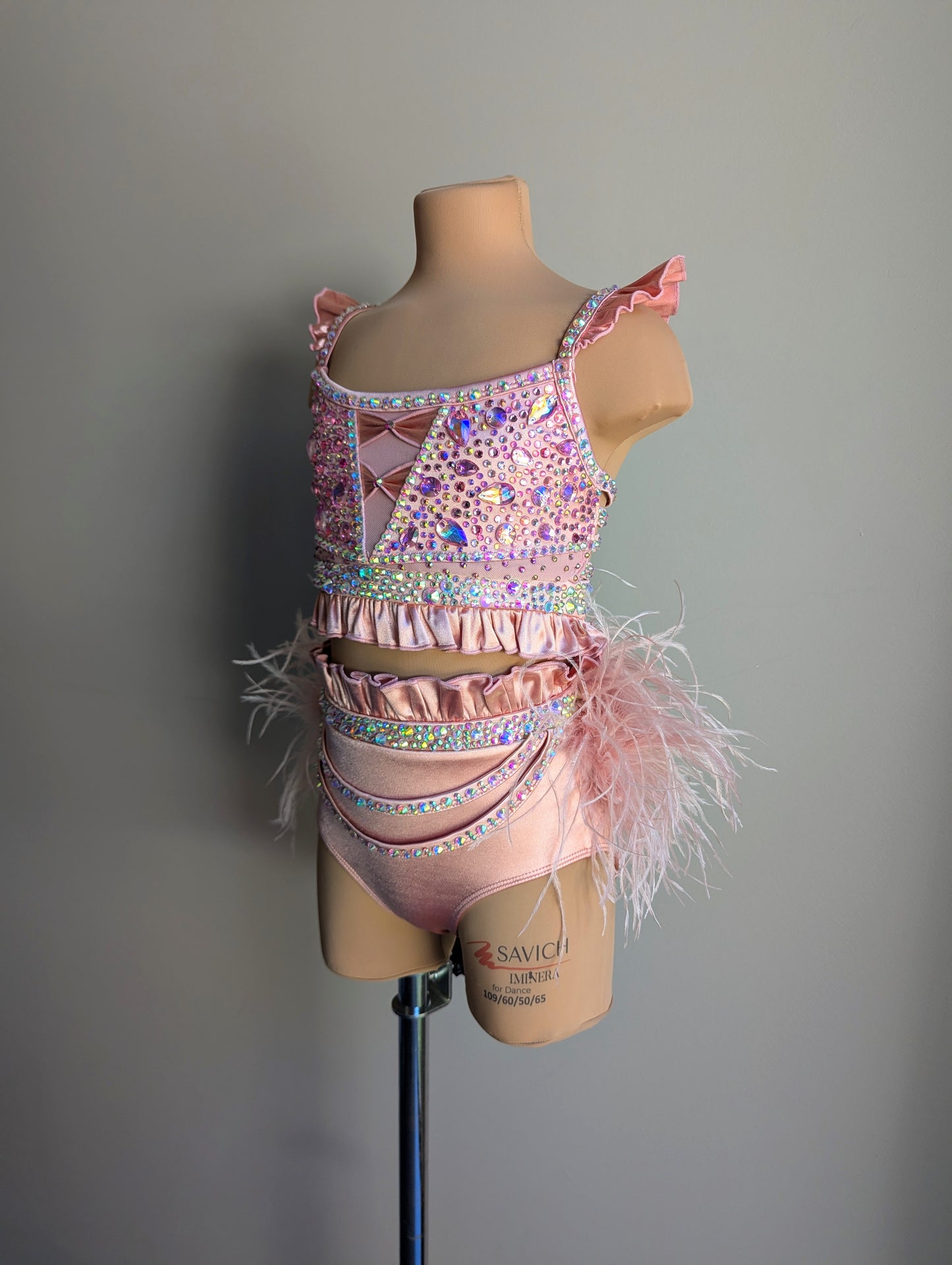 Pinky Promise Fully Dazzled Feather Edition - Blush Satin