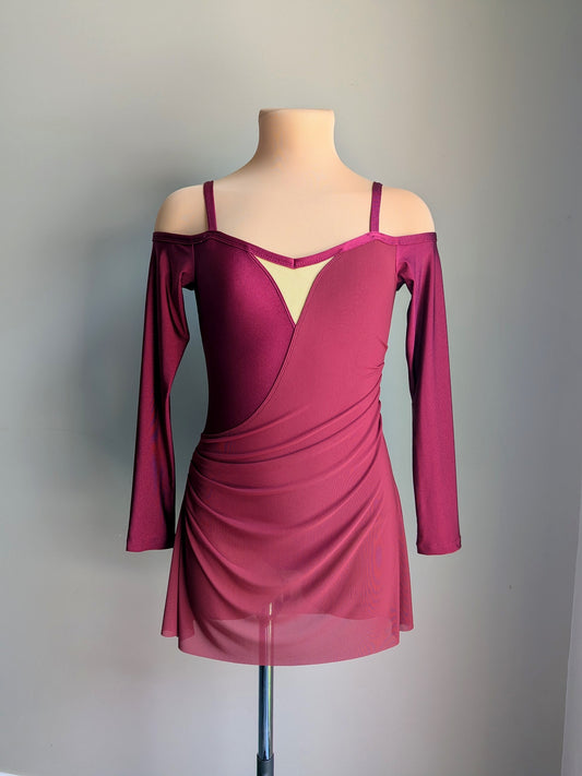 Fantasia Dress - Deep Burgundy