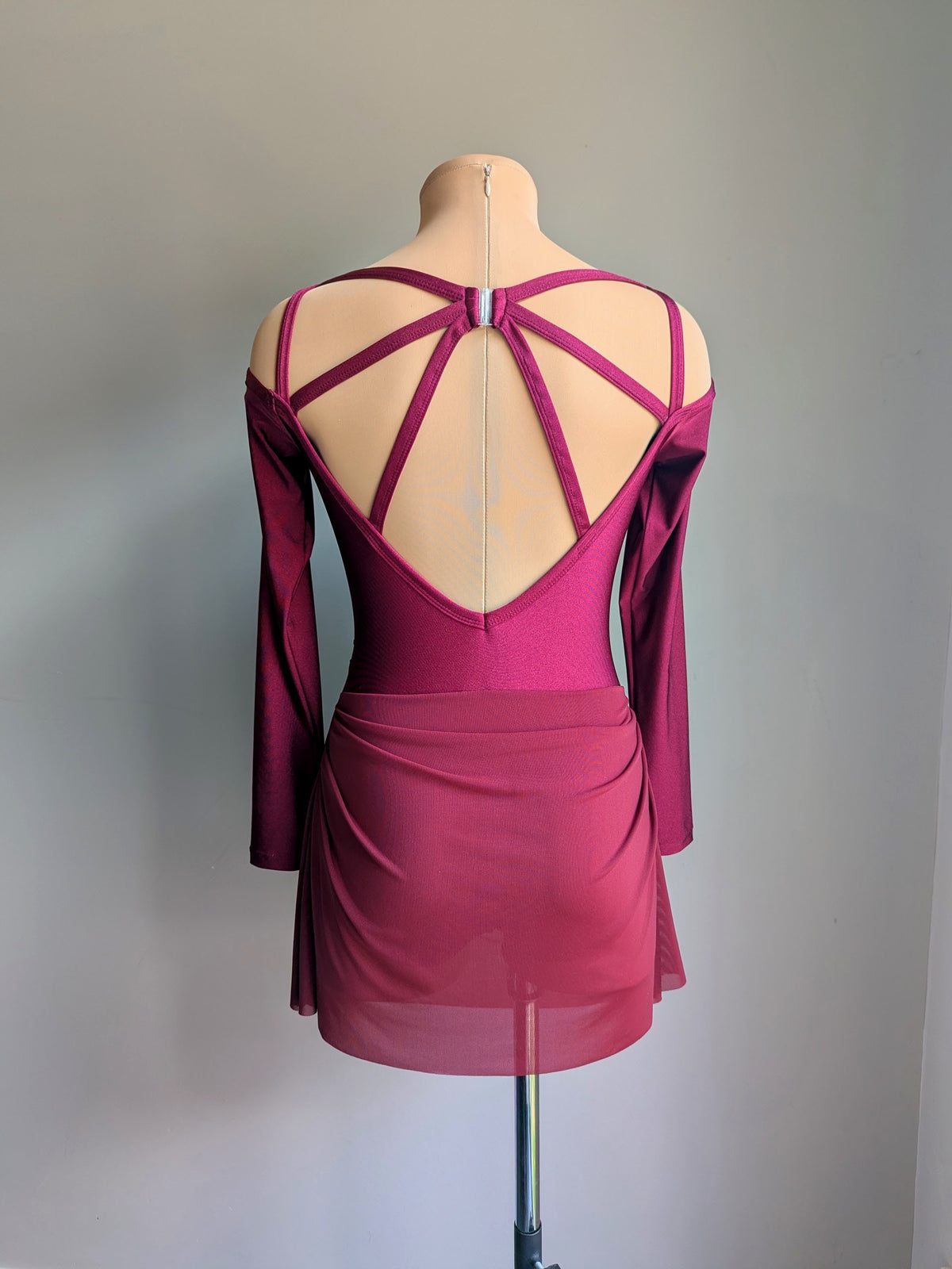 Fantasia Dress - Deep Burgundy