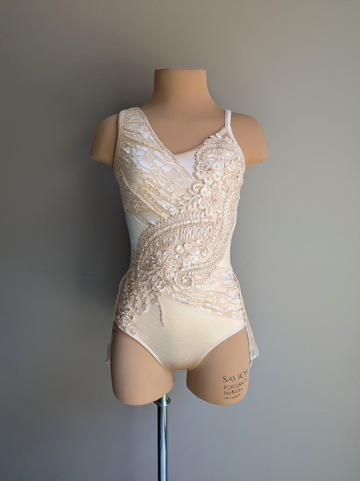 Flutter - Limited Edition Base - Ivory Satin & Lace 