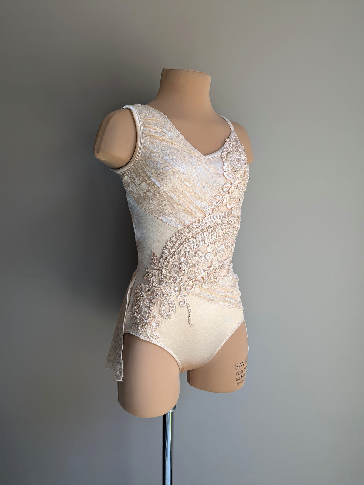Flutter - Limited Edition Base - Ivory Satin & Lace 