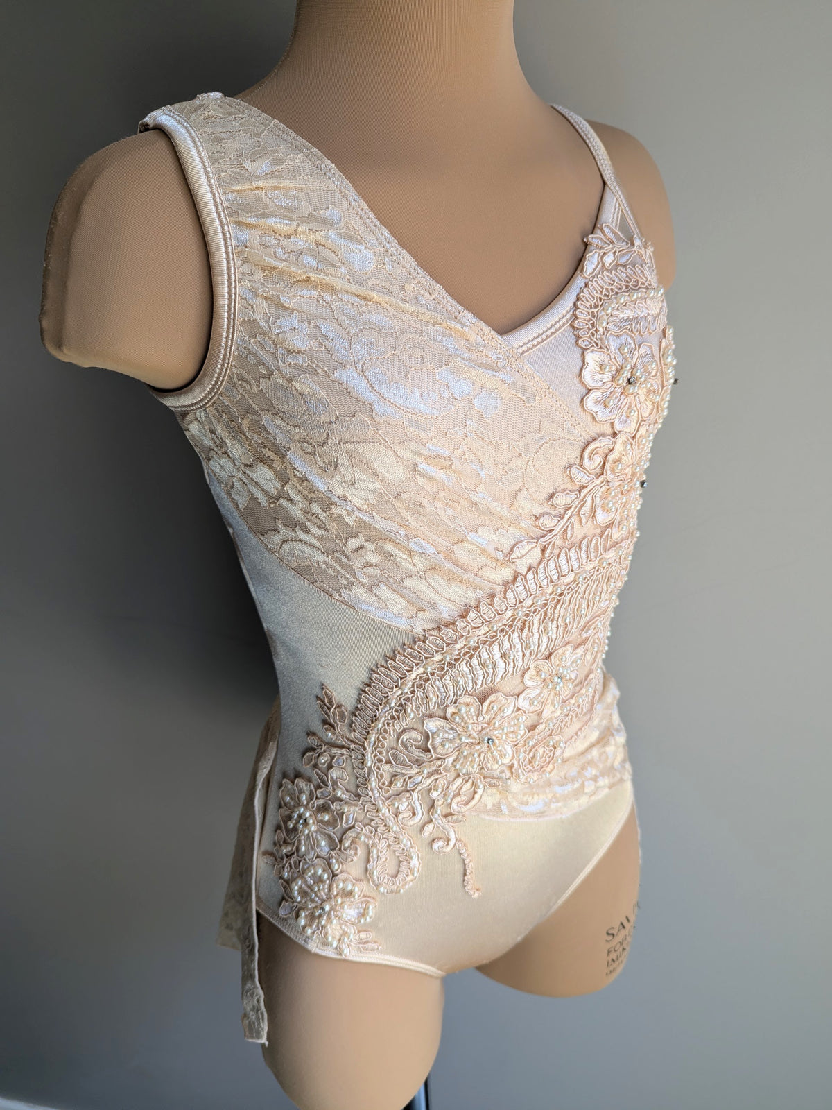 Flutter - Limited Edition Base - Ivory Satin & Lace 
