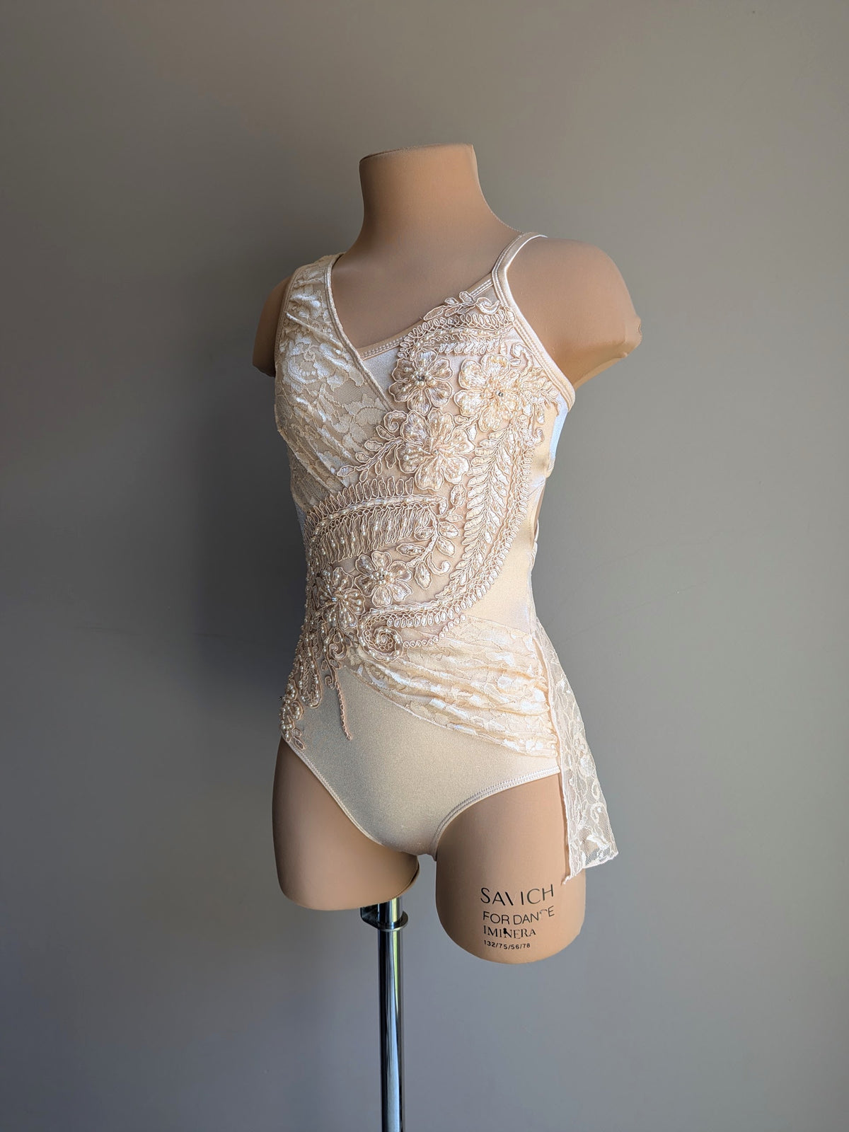 Flutter - Limited Edition Base - Ivory Satin & Lace 