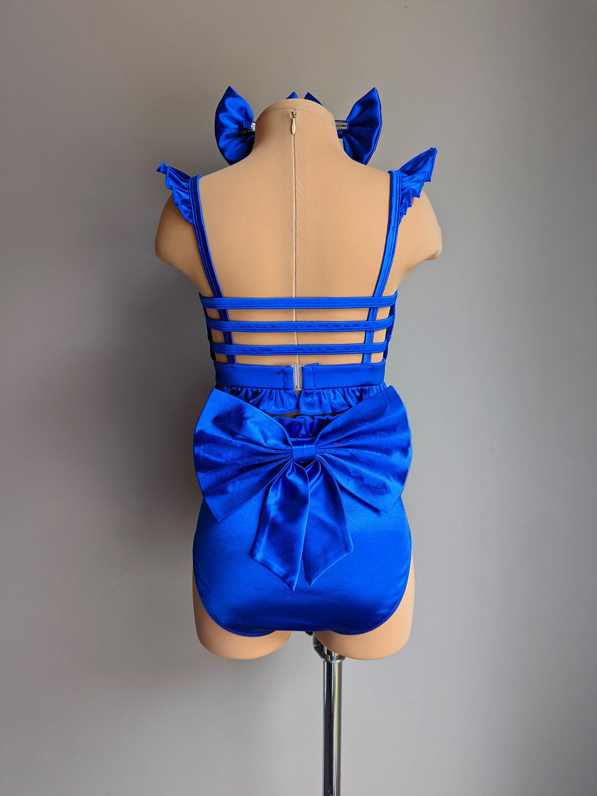 Pinky Promise - Royal Blue Satin 