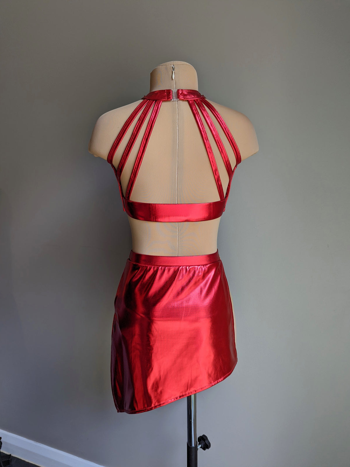 Threshold - Red Metallic Lycra 