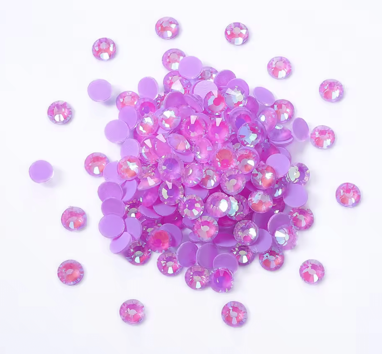 Mocha Shimmer Lilac Glass Rhinestones Rhinestones & Flatbacks