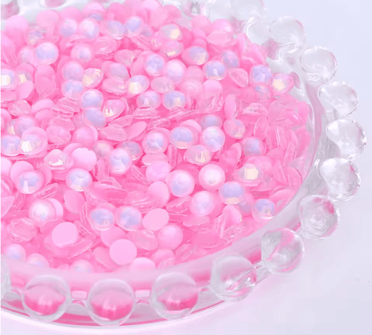 Pink Opal Glass Rhinestone Rhinestones & Flatbacks