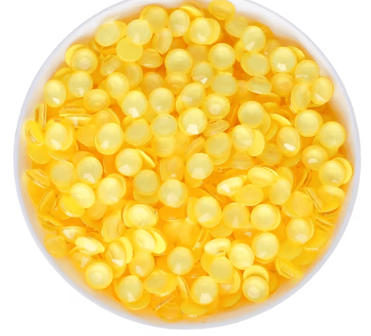 Neon Yellow Rose Glass Rhinestones Rhinestones & Flatbacks