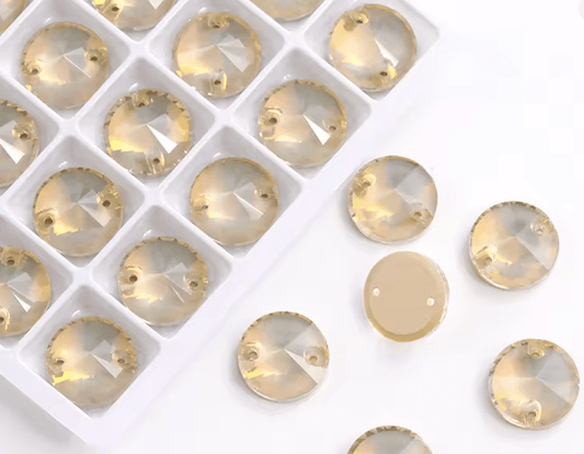 Premium Ultra Glass Silk Rivoli Rhinestones & Flatbacks