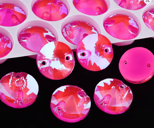 Standard Rose Delite Rivoli - Glass Rhinestones & Flatbacks