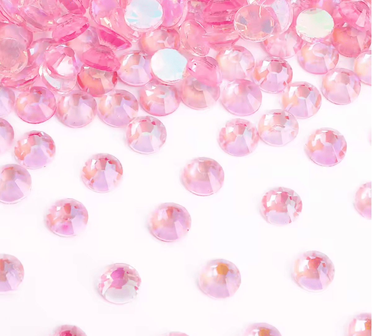 Pink Rhinestones Falling Light Pink Aurora Glass Rhinestones – Dazzle Me Dancewear