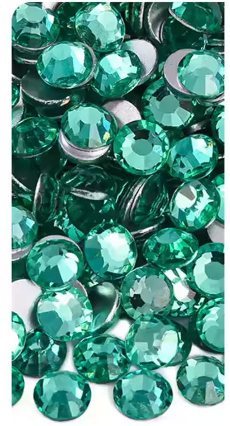 Mint Glass Rhinestones Rhinestones & Flatbacks