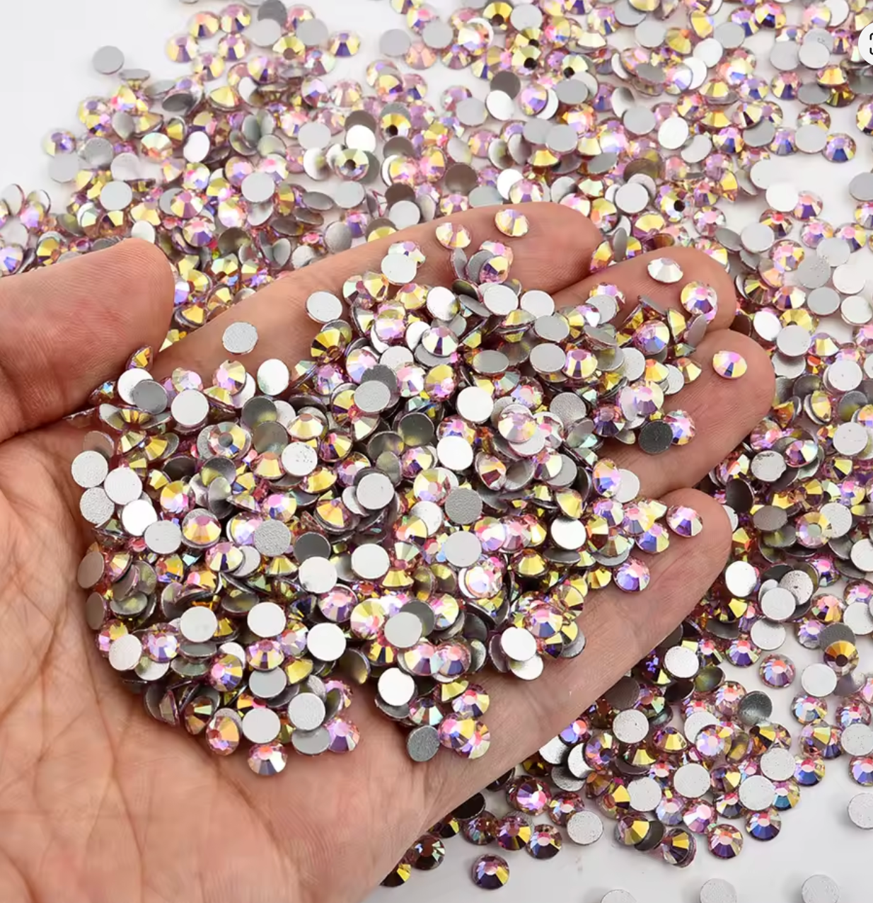 Magic Light Pink Glass Rhinestones Rhinestones & Flatbacks