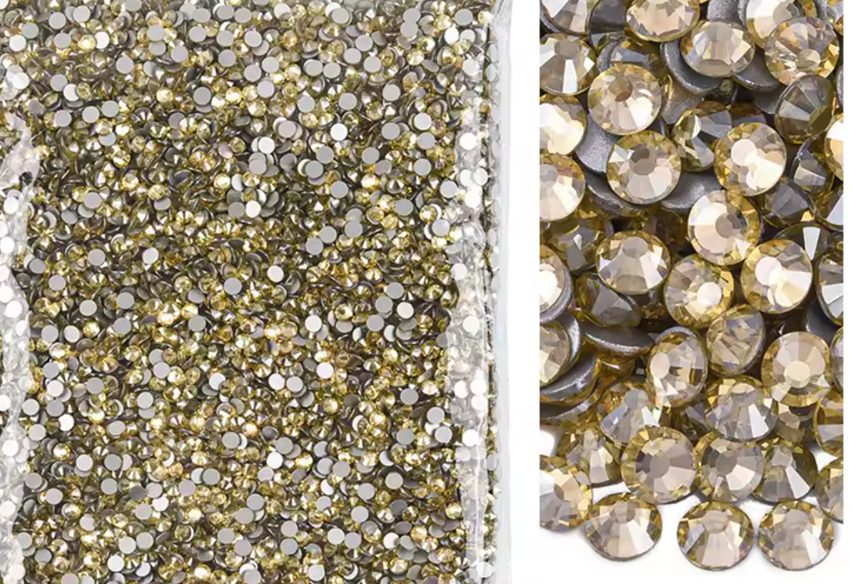 Jonquil Satin Glass Rhinestones Rhinestones & Flatbacks