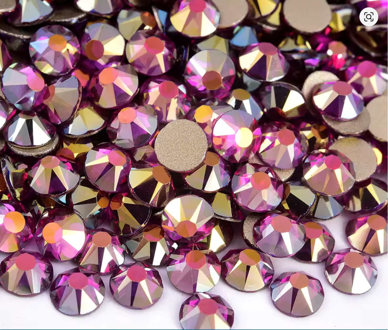 Fuchsia AB - Deluxe Rhinestones & Flatbacks
