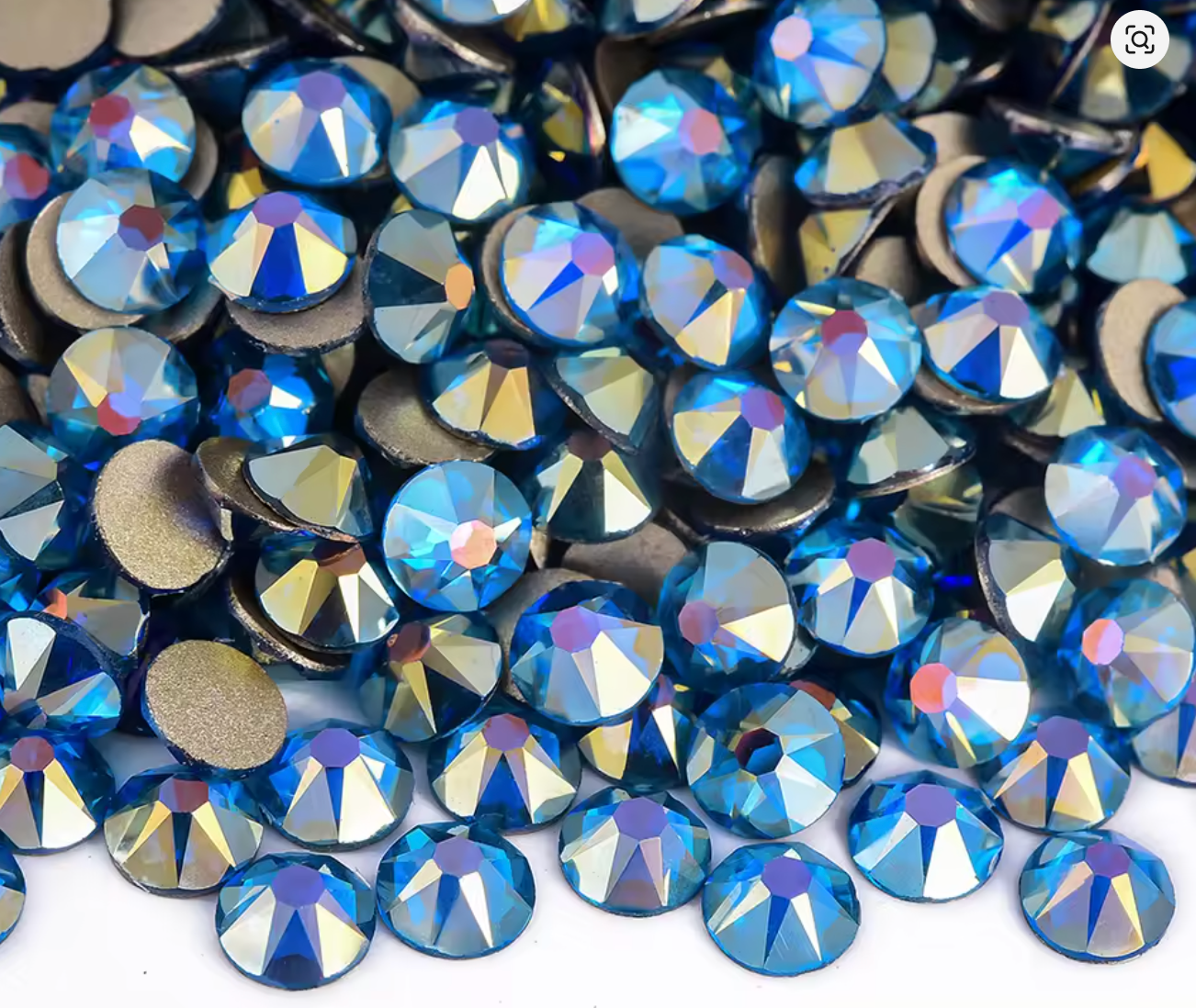 Capri Blue AB - Deluxe Rhinestones & Flatbacks