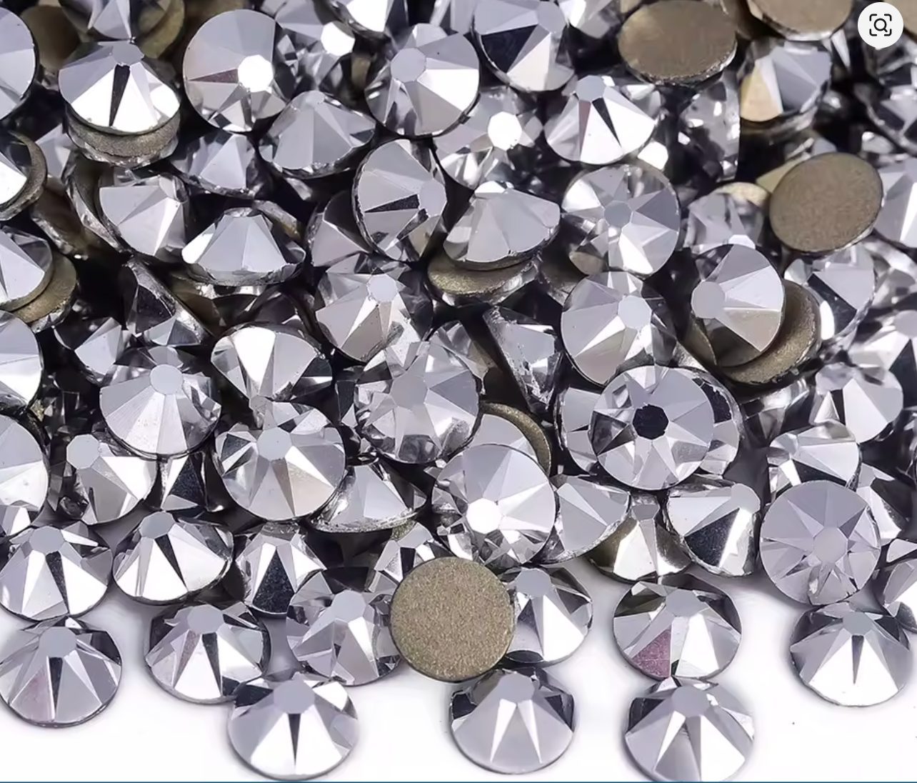 Mine Silver AB - Deluxe Rhinestones & Flatbacks