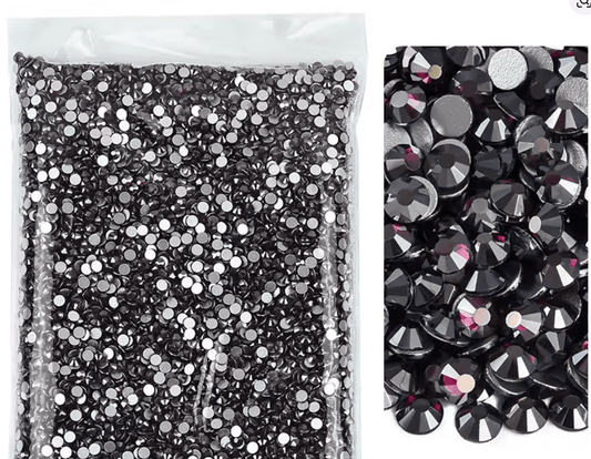 Dark Amethyst Satin Glass Rhinestones Rhinestones & Flatbacks