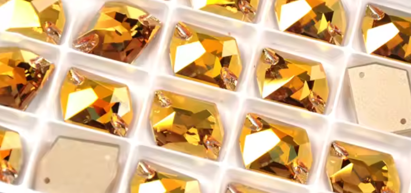 Gold Charlotte Rhinestone