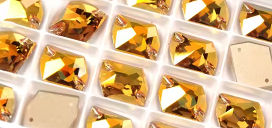 Gold Charlotte Rhinestone Rhinestones & Flatbacks