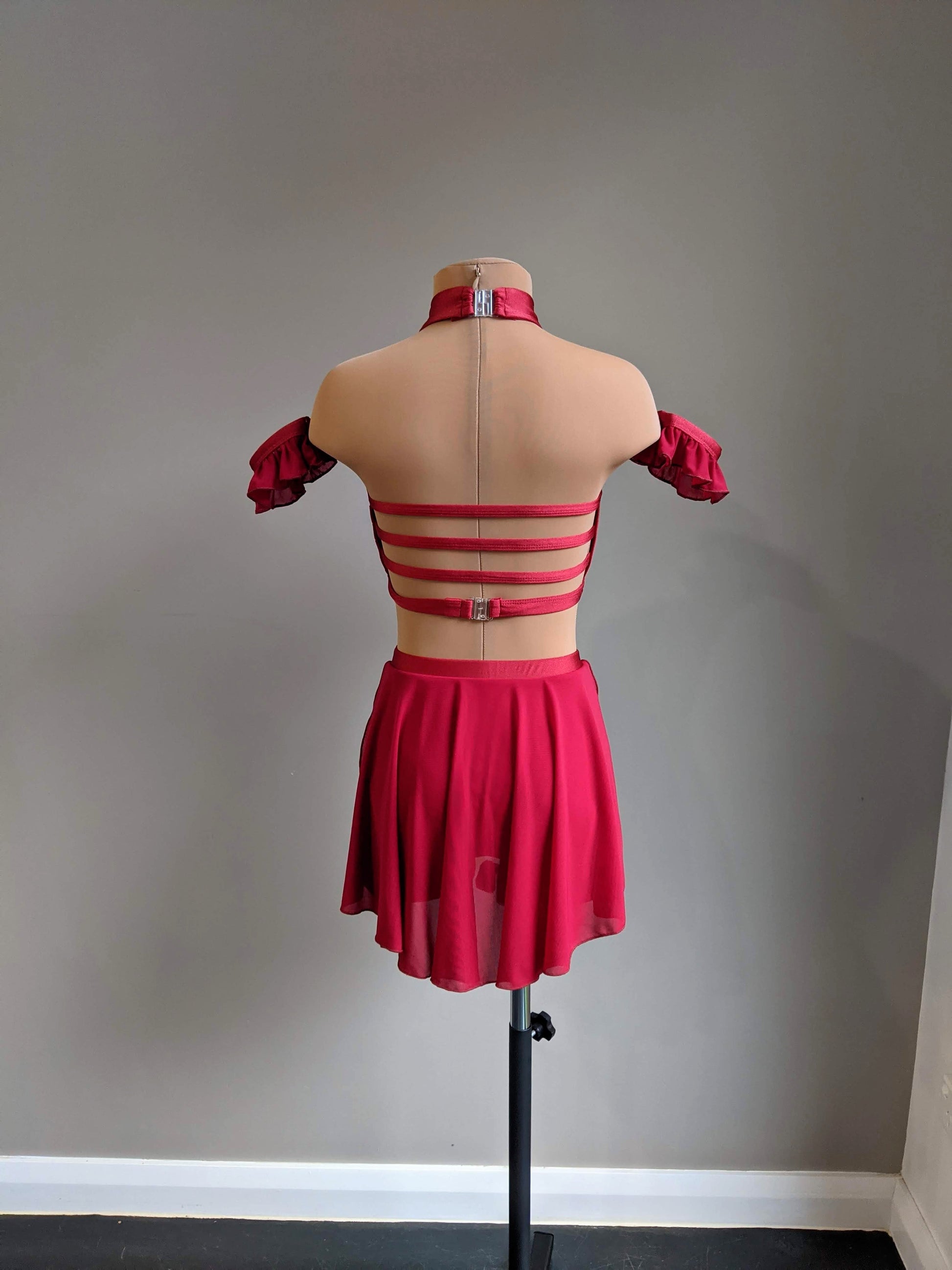 Adelaide Set - Burgundy - Dazzle Me Dancewear