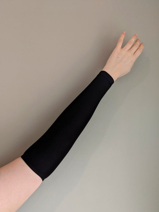 Arm Sleeves - Black - Dazzle Me Dancewear