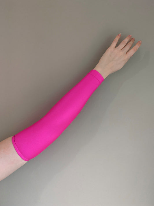 Arm Sleeves - Fuchsia - Dazzle Me Dancewear