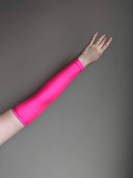 Arm Sleeves - Pink - Dazzle Me Dancewear