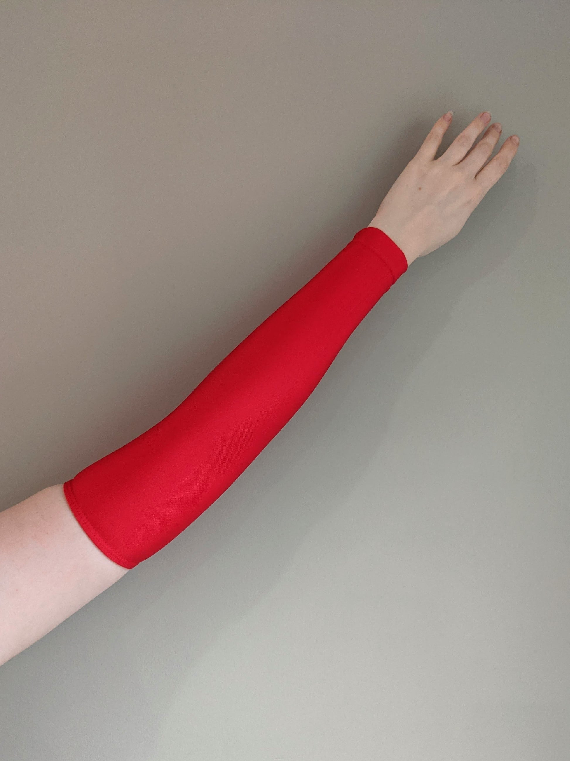 Arm Sleeves - Red - Dazzle Me Dancewear