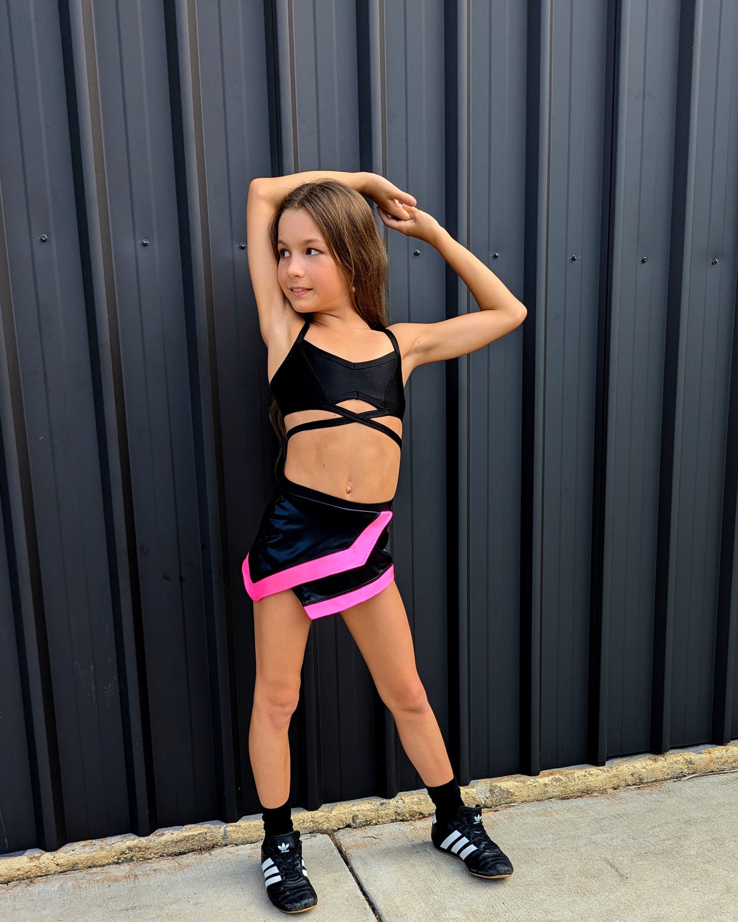 Asha Crop - Black - Dazzle Me Dancewear