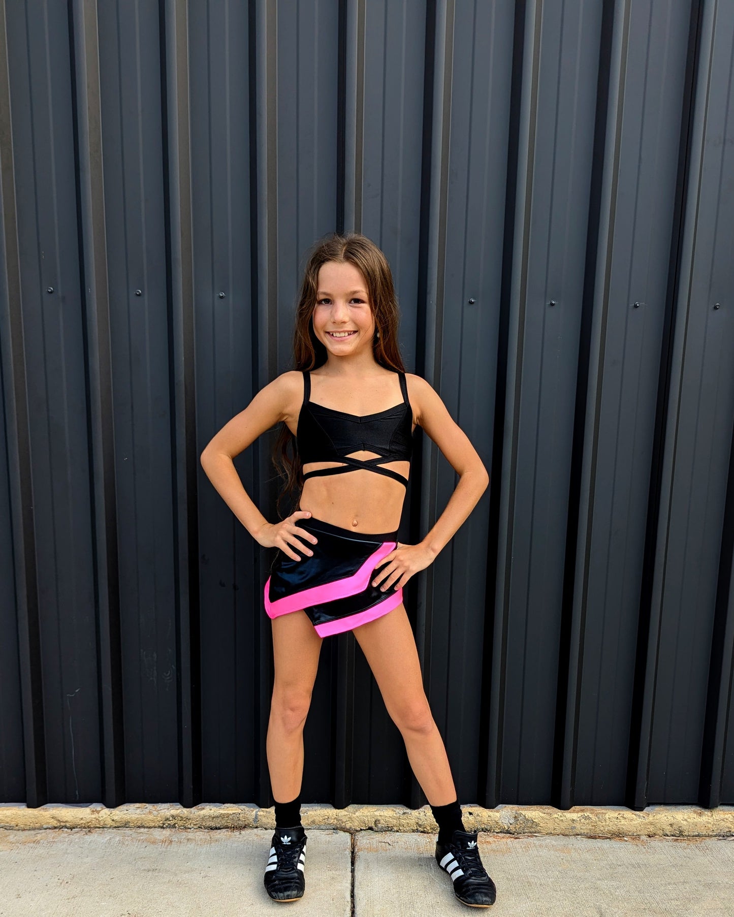 Asha Crop - Black - Dazzle Me Dancewear