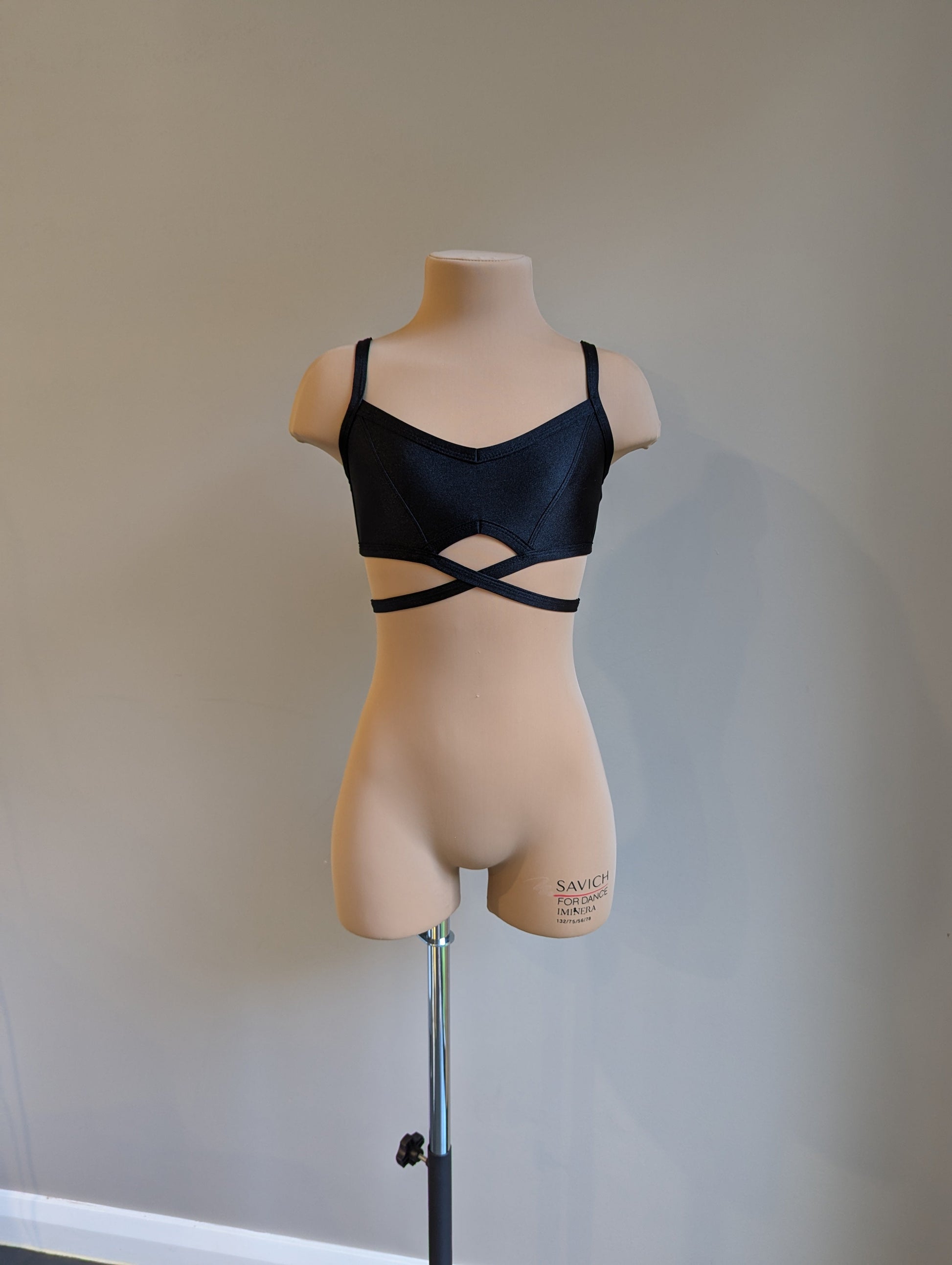 Asha Crop - Black - Dazzle Me Dancewear