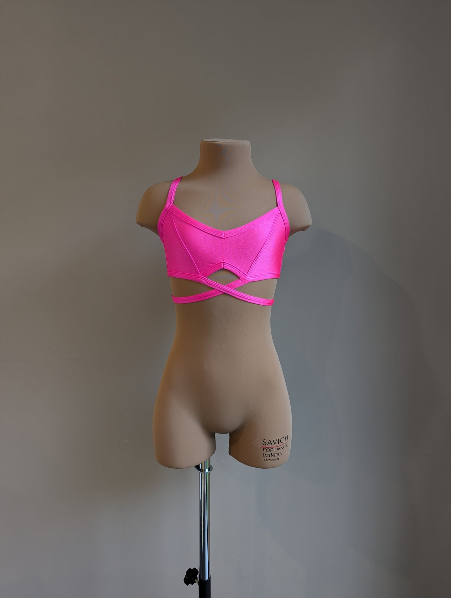 Asha Crop - Pink - Dazzle Me Dancewear