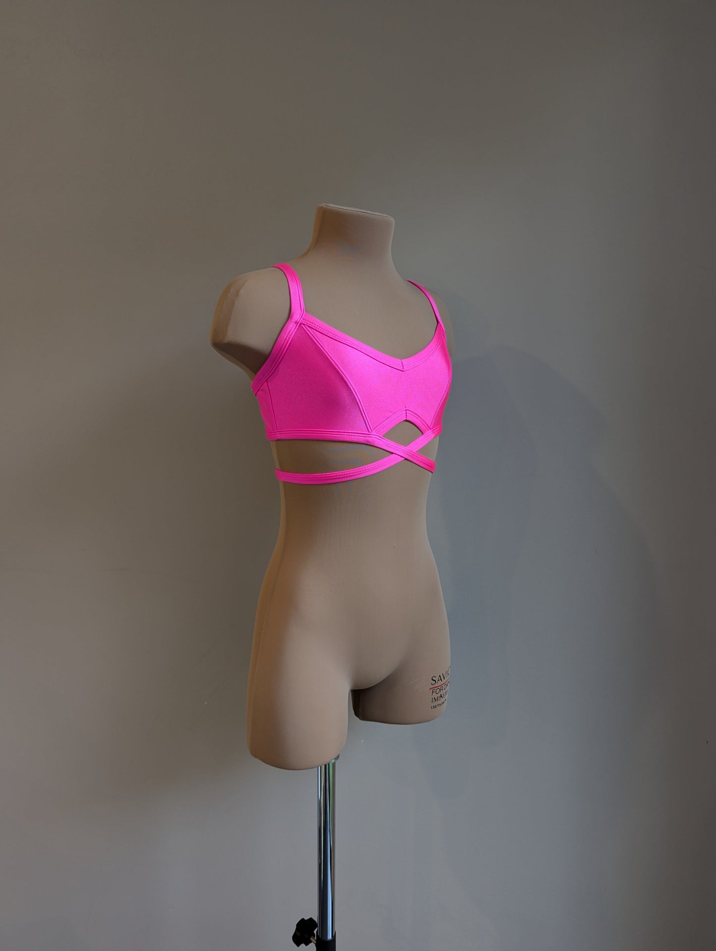 Asha Crop - Pink - Dazzle Me Dancewear