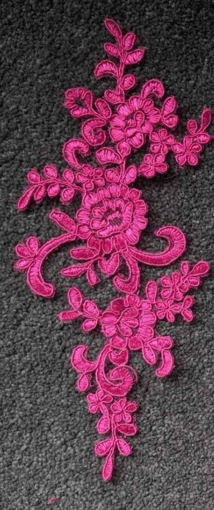 Bluebell Lace Appliqué Pair 