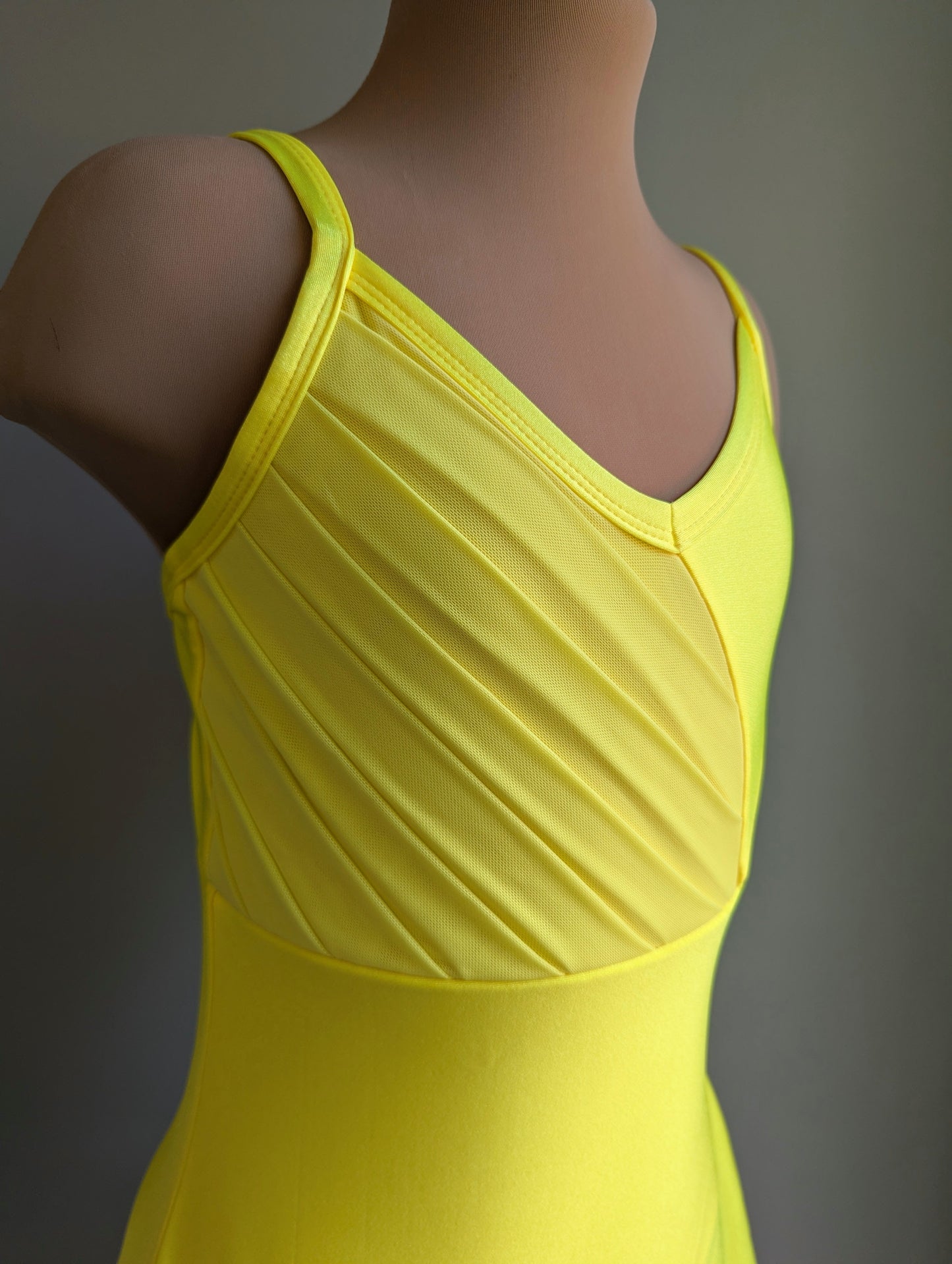 Cailin Slip Dress - Sunshine Yellow - Dazzle Me Dancewear