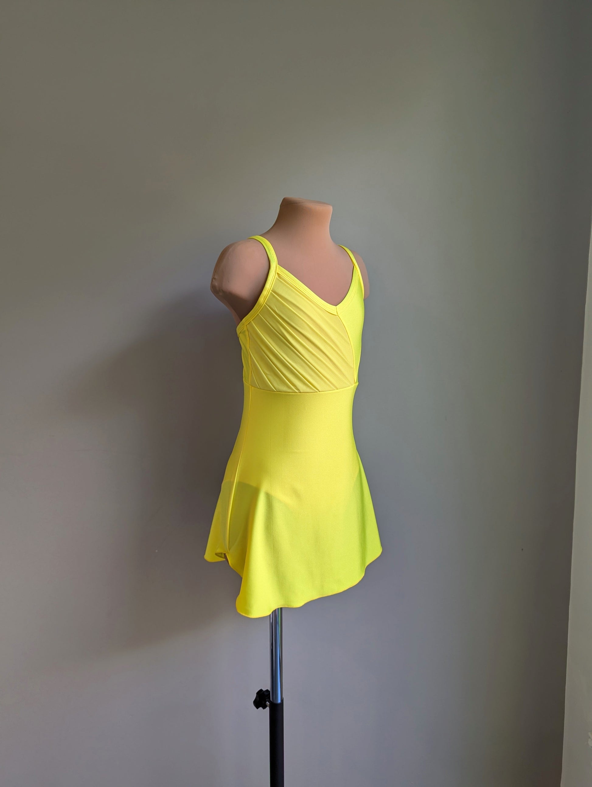 Cailin Slip Dress - Sunshine Yellow - Dazzle Me Dancewear