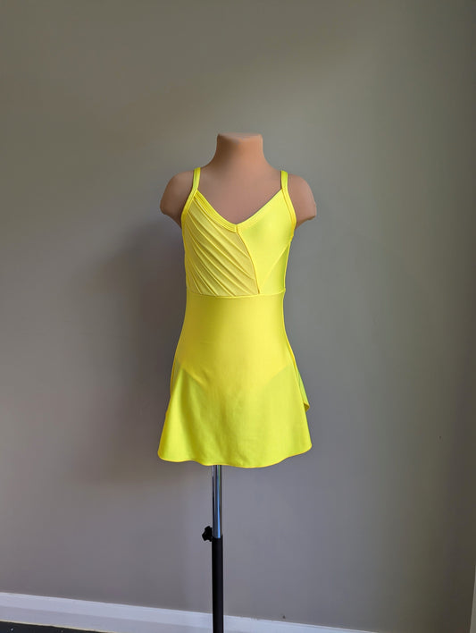 Cailin Slip Dress - Sunshine Yellow - Dazzle Me Dancewear