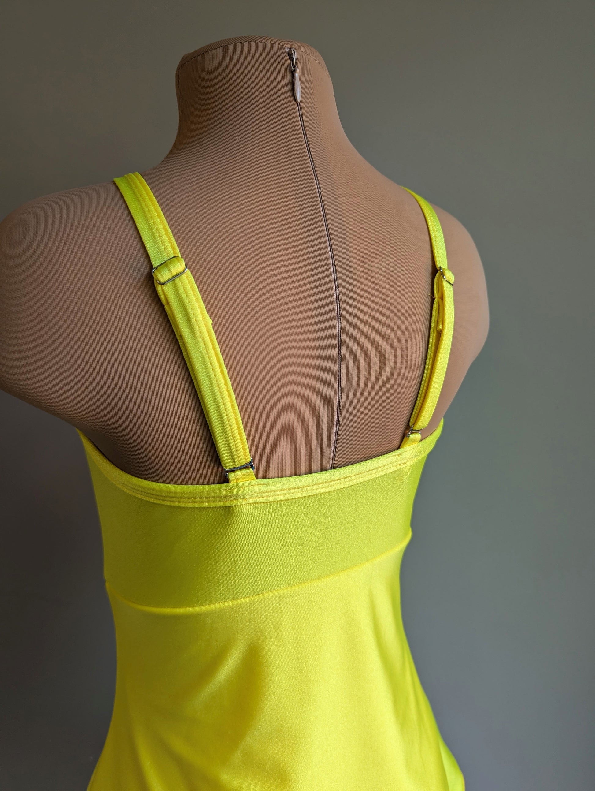 Cailin Slip Dress - Sunshine Yellow - Dazzle Me Dancewear