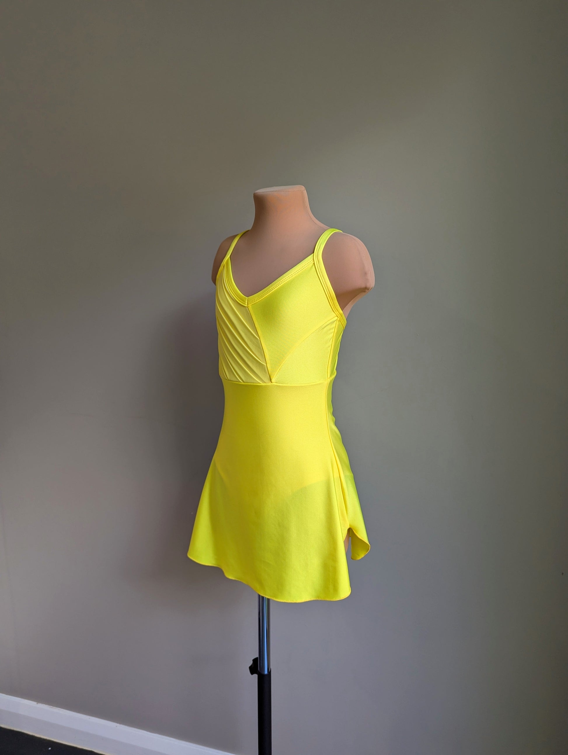 Cailin Slip Dress - Sunshine Yellow - Dazzle Me Dancewear