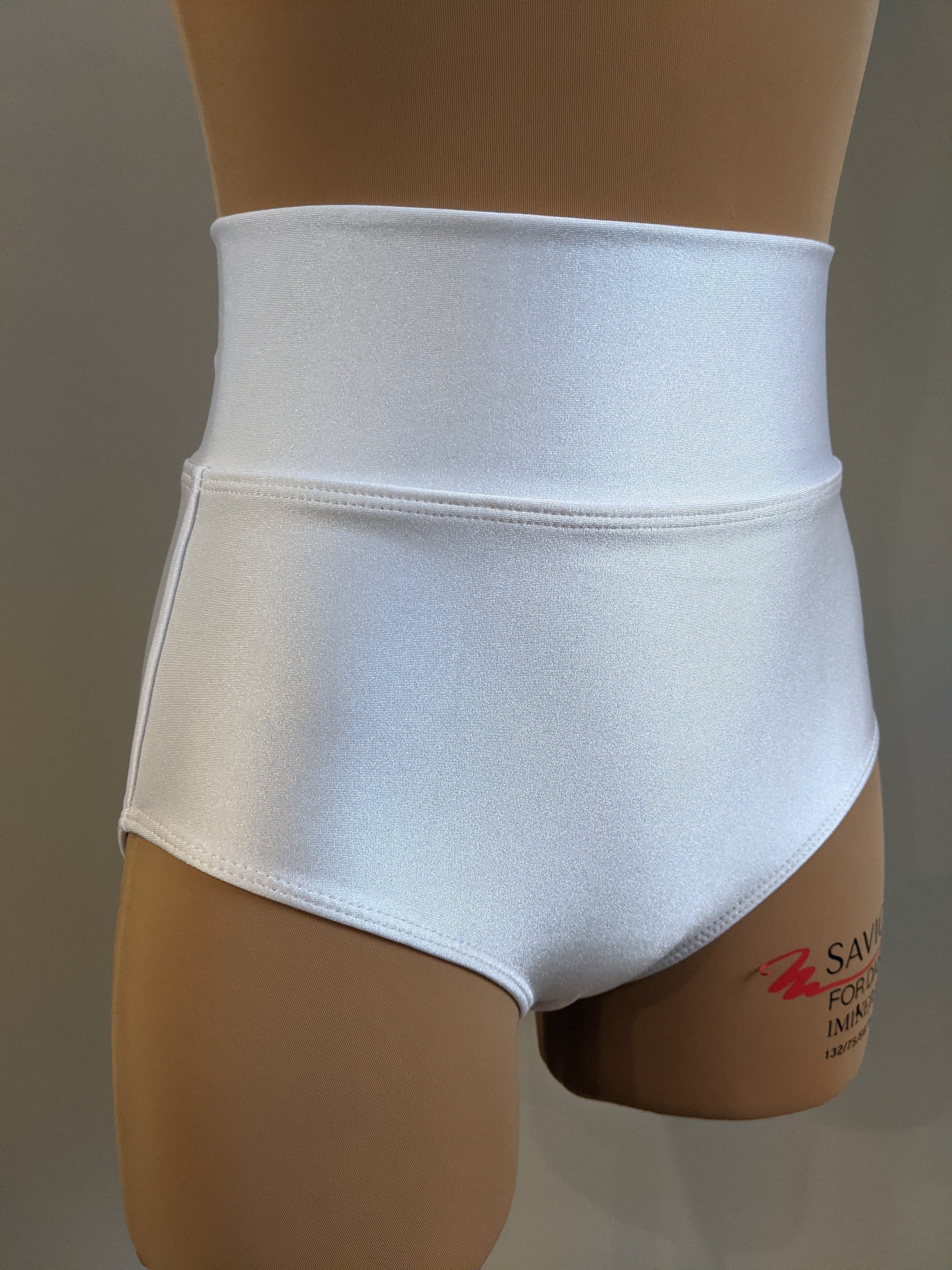 Charlie Briefs - Ivory/White - Dazzle Me Dancewear