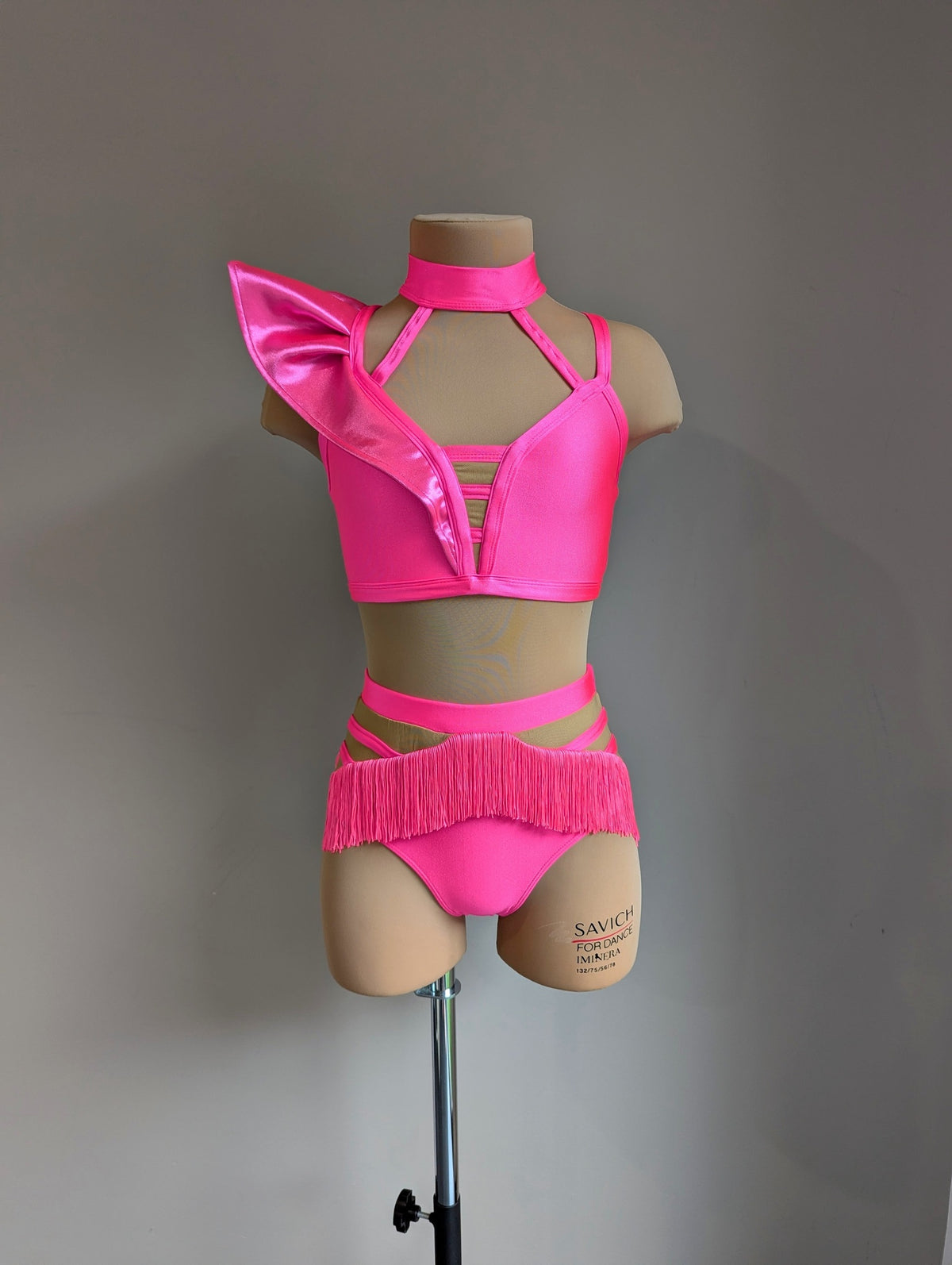 Curtain Call Set - Neon Pink – Dazzle Me Dancewear