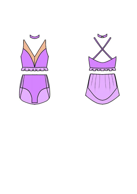 Ellie Set - Lilac - PRE - ORDER - Dazzle Me Dancewear