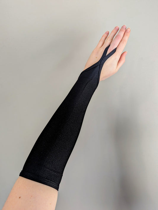 Finger Point Gloves - Black - Dazzle Me Dancewear