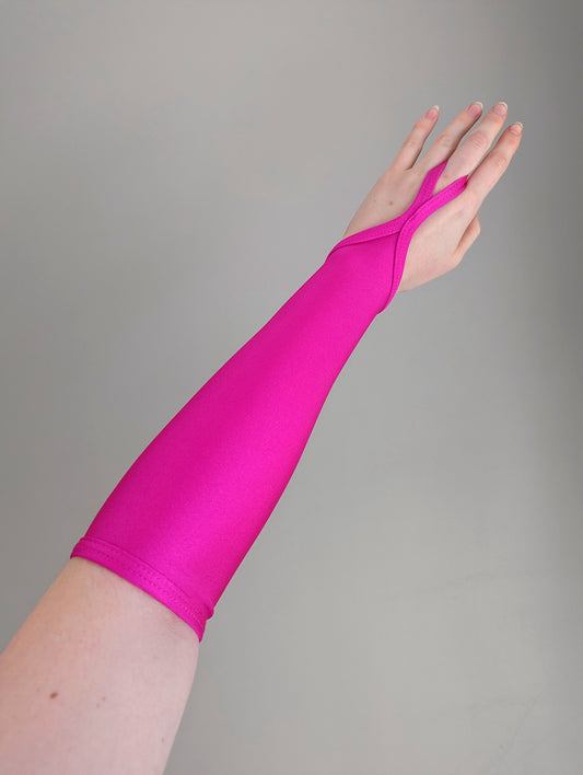 Finger Point Gloves - Pink - Dazzle Me Dancewear