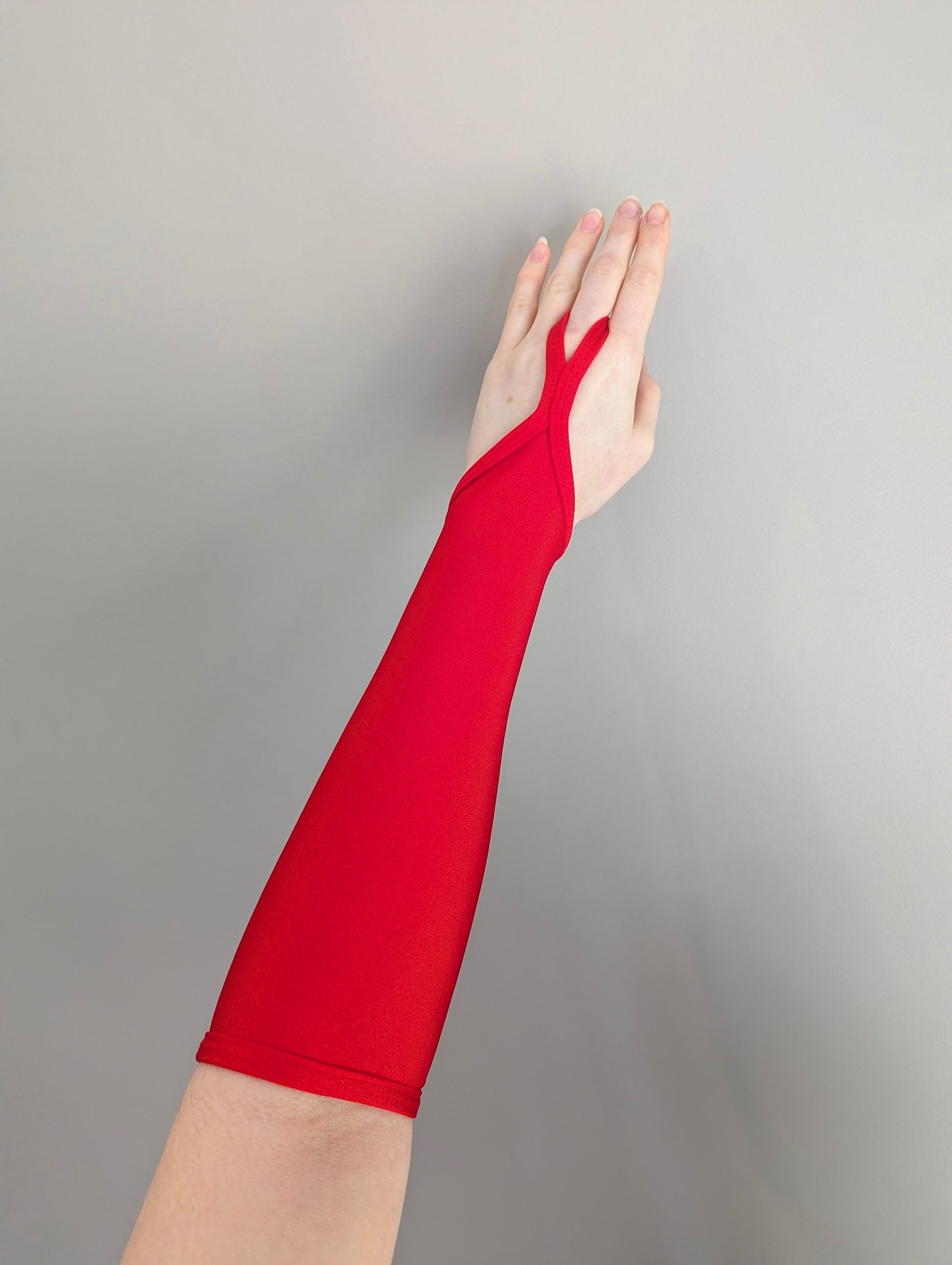 Finger Point Gloves - Red - Dazzle Me Dancewear