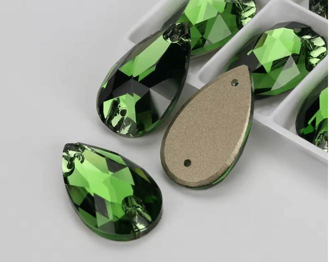 Premium Ultra Glass Fern Teardrops - Dazzle Me Dancewear